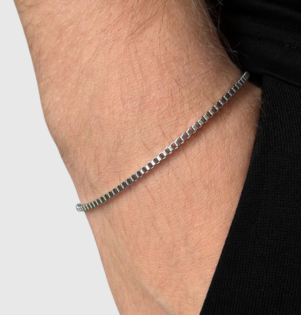 Box Chain Bracelet · 2 mm