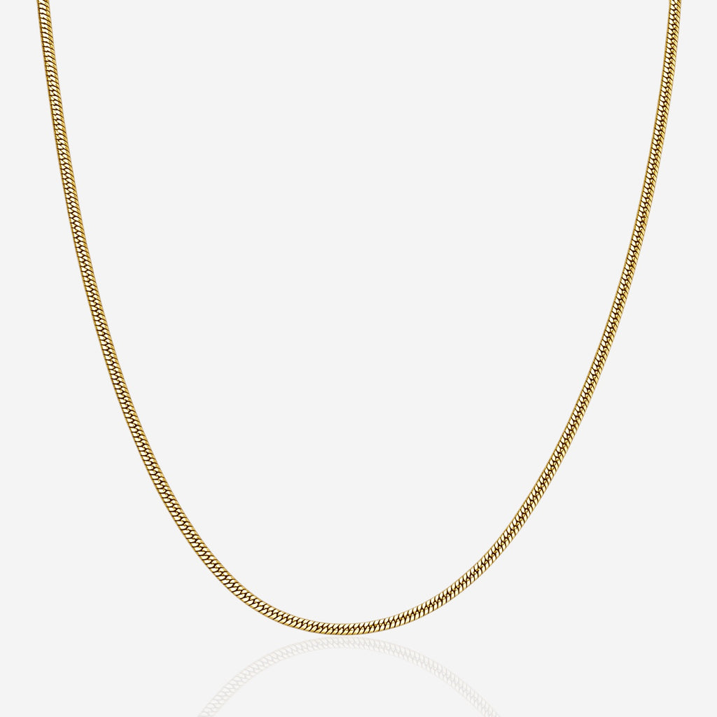 Square Chain Necklace · 2 mm