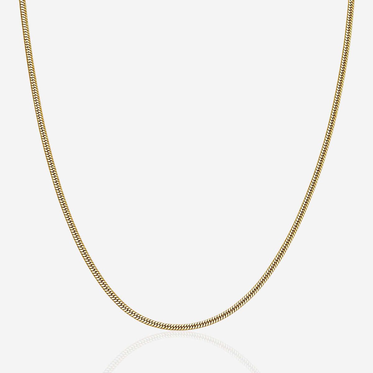 Square Chain Necklace · 2 mm