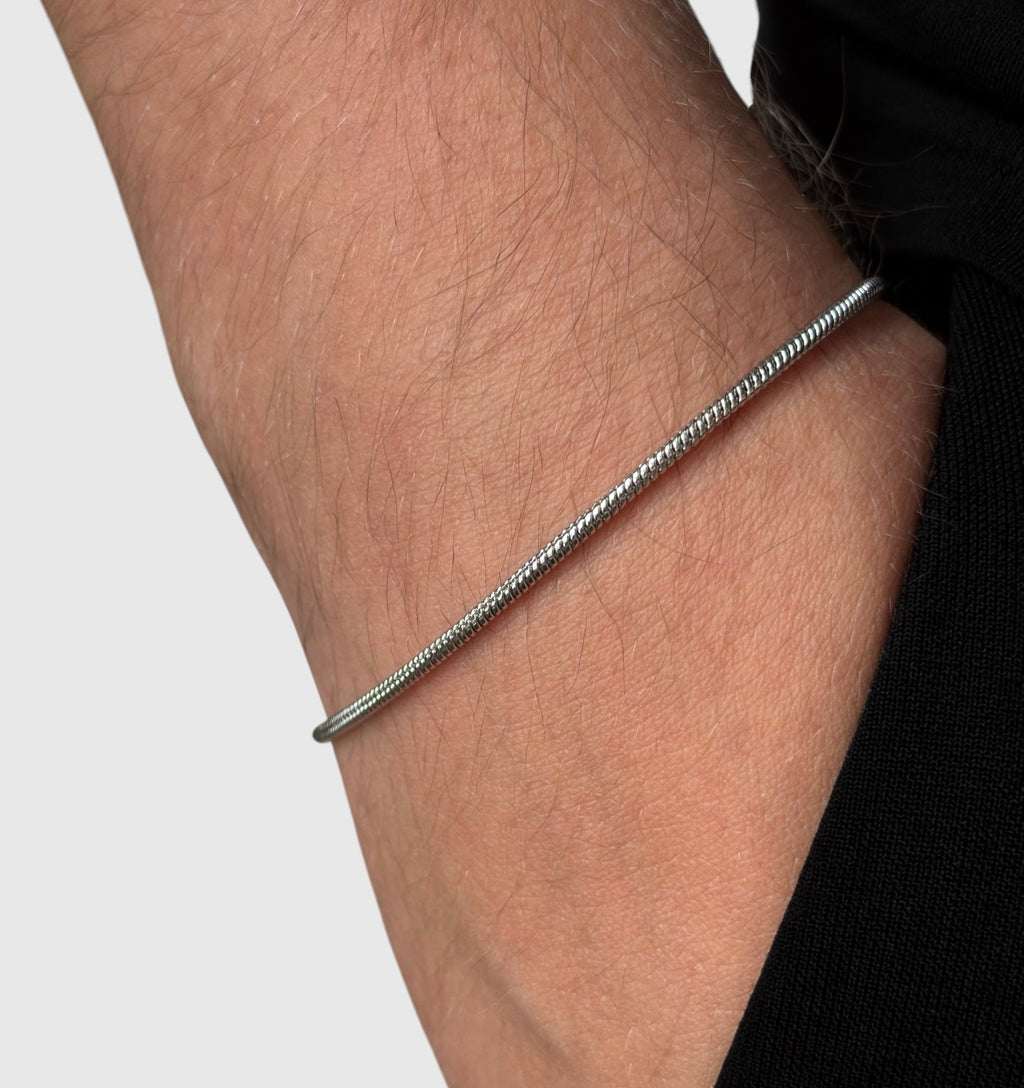 Square Chain Bracelet · 2 mm