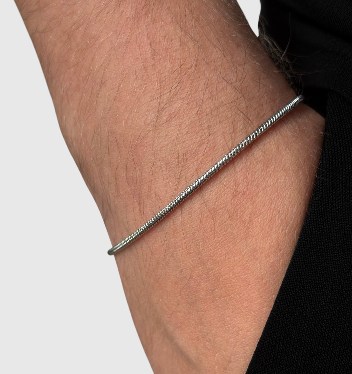 Square Chain Bracelet · 2 mm