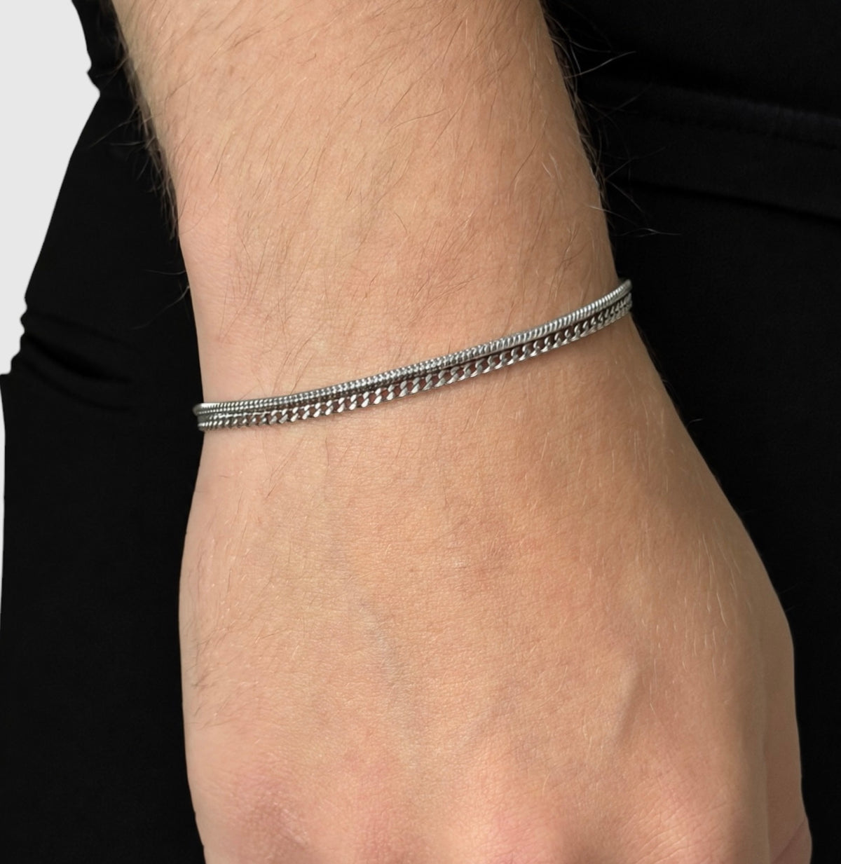 Cuban/Square Bracelet Bundle · 2 mm